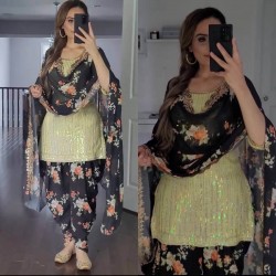 Designer punjabi dhoti patiala suit